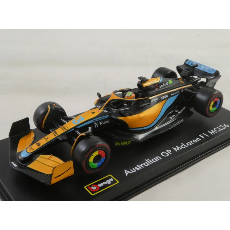 Miniature MCLAREN F1 MCL36 N4 LANDO NORRIS 2022 1 43 BURAGO