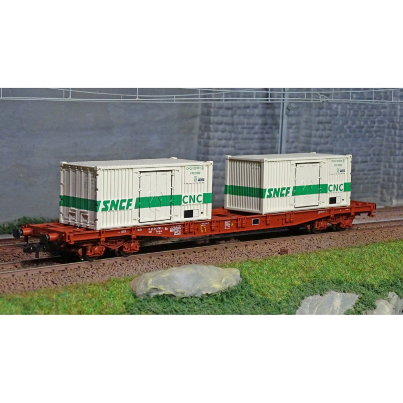 Jouef Wagon Porte Conteneur Cnc Sncf