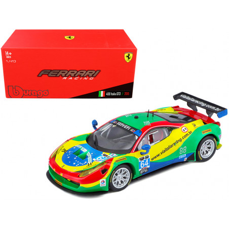 FERRARI 458 ITALIA GT3 4.5L V8 N°64 "TEAM SCUDERIA CORSA" 24H DAYTONA 2015 1/43 BURAGO