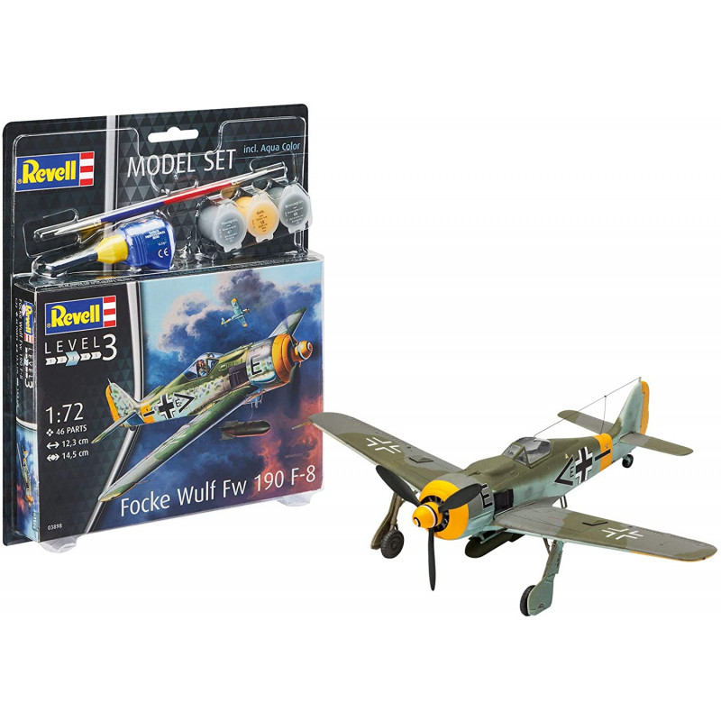 Maquette Model Set Focke Wulf Fw 190 F 8 1 72 Revell