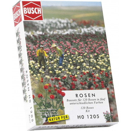 1/87 BUSCH KIT DE 120 ROSES