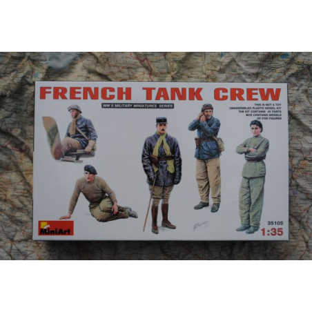 EQUIPAGE DE CHAR FRANCAIS 1940 1/35 MINIART