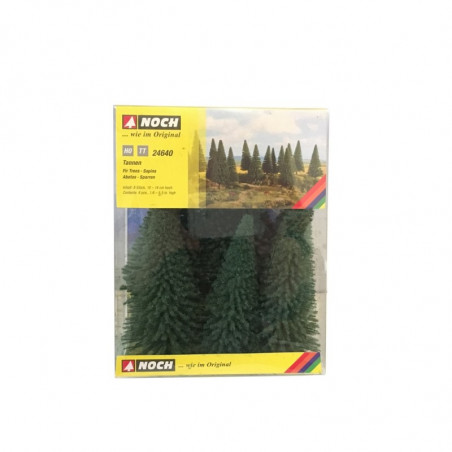 1/87 NOCH SAPINS 8 PIECES 10-14 CM 1