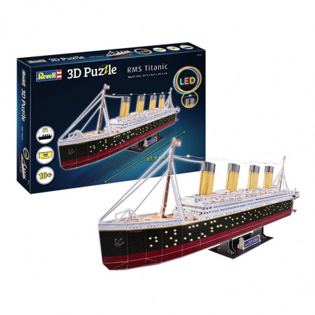 RMS TITANIC AVEC LED REVELL PUZZLE 3D