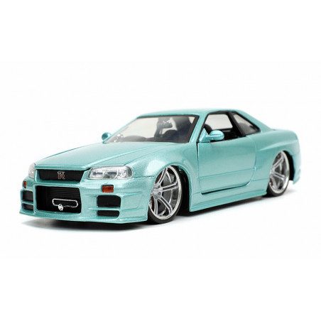 NISSAN GT-R R34 FAST AND FURIOUS  1/24 JADA