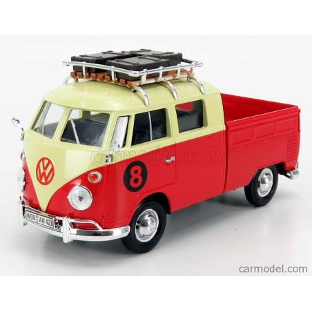 VW T1 PICK UP AVEC GALERIE 1/24 MOTORMAX