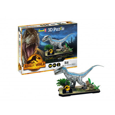 BLUE JURASSIC WORLD DOMINION PUZZLE 3D REVELL