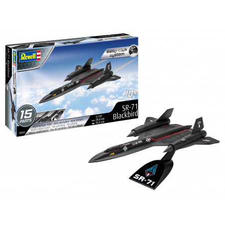 EASY CLICK SYSTEM SR-71 BLACK BIRD 1/110 REVELL