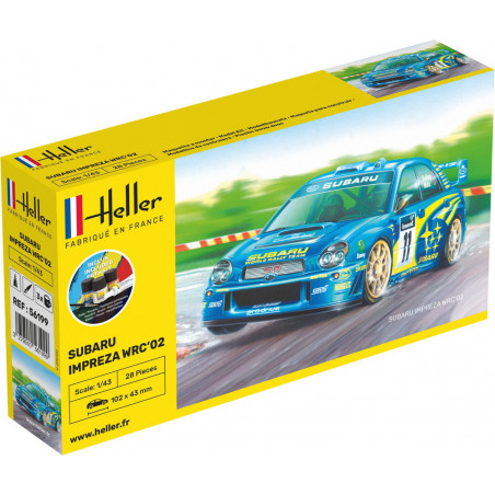 STARTER KIT SUBARU IMPREZA WRC'02 1/43 HELLER