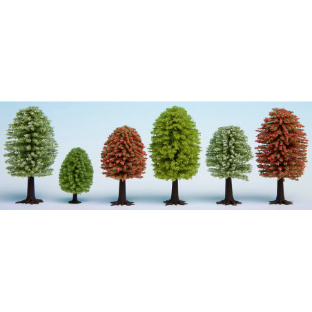 1/87 NOCH 25 ARBRES PRINTANIERS 5-9CM