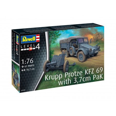 KRUPP PROTZE KFZ WITH 3.7 CM PAK 1/76 REVELL