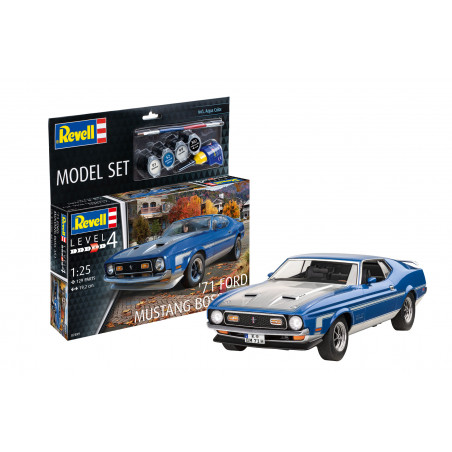 MODEL SET FORD MUSTANG BOSS 351 1971 1/25 REVELL