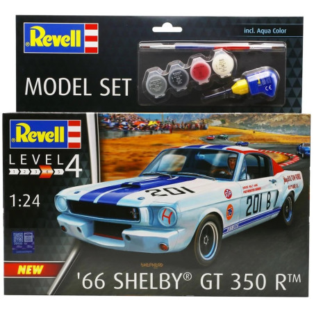 MODEL SET SHELBY GT 350 R 1965 1/24 REVELL