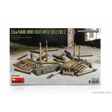 BOITE DE MUNITIONS PAK40 1/35 MINIART