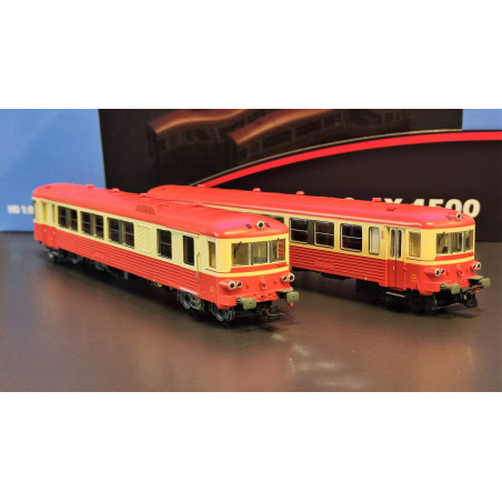 1/87 JOUEF AUTORAIL DIESEL EAD X4317 XR 8517 LIVREE ROUGE ET CREME SNCF ANALOGIQUE