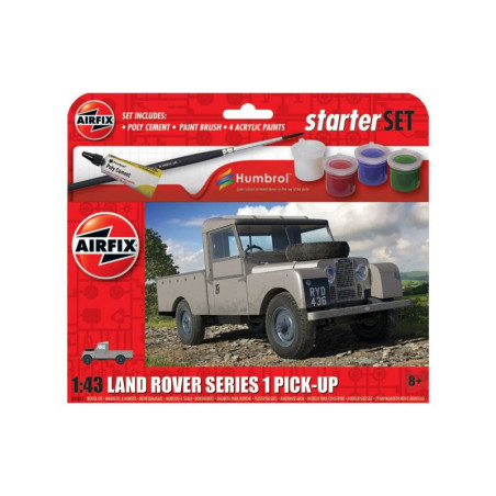 STARTER SET LAND ROVER SERIE 1 PICK UP 1/43 AIRFIX