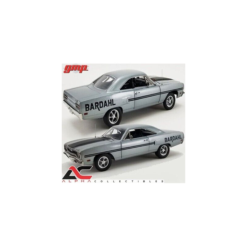 Miniature PLYMOUTH GTX DRAG CAR 1970 BARDAHL 1/18 GMP