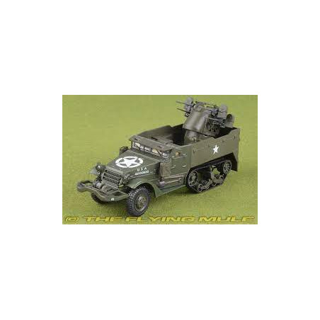 HALF TRACK M16 AVEC BATTERIE ANTIAERIENNE 1/43 MOTOR CITY CLASSIC