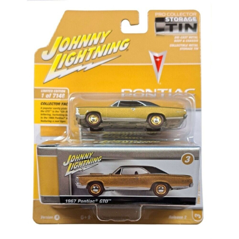 Miniature PONTIAC GTO 1967 1/64 JOHNNY LIGHTNING