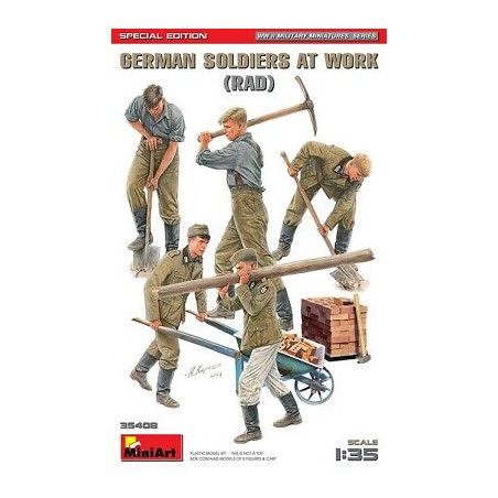 SOLDATS ALLEMANDS AU TRAVAIL 1/35 MINIART