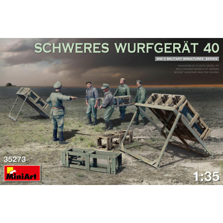 LANCES ROQUETTES ALLEMANDS AVEC FIGURINES 1/35 MINIART