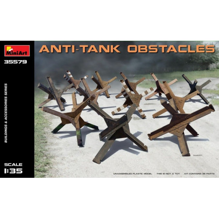 OBSTACLES ANTI-CHAR 1/35 MINIART