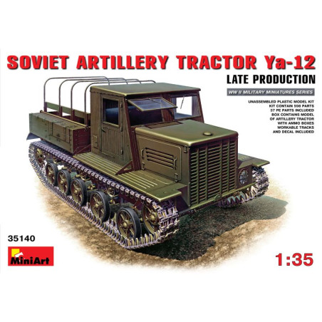 TRACTEUR SOVIETIQUE YA-12 1/35 MINIART