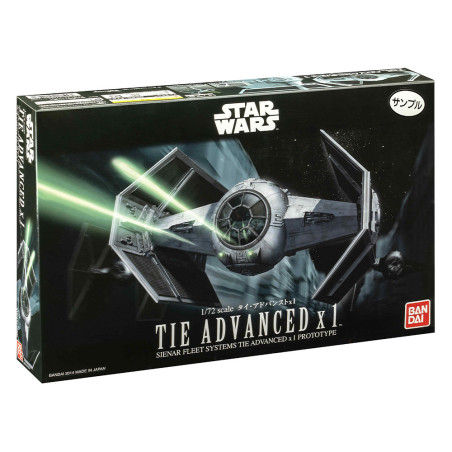 TIE ADVANCED STAR WARS 1/72 REVELL BANDAI 1