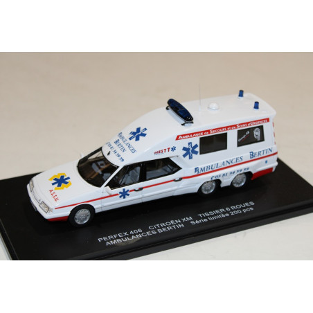 CITOEN XM TISSIERE 1007 AMBULANCE BERTIN 1/43 PERFEX