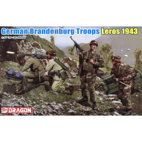 DIVISION ALLEMANDE BRANDENBURG LEROS 1943 1/35 DRAGON