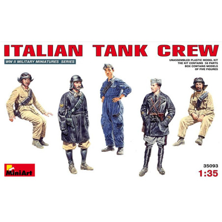 EQUIPAGES DE CHARS ITALIENS 1/35 MINIART