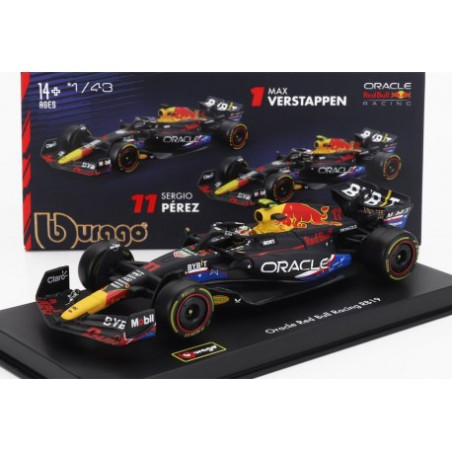 RED BULL F1 RB19 TEAM ORACLE RED BULL RACING N°11 SERGIO PEREZ GRAND PRIX D'AUSTIN 2023 4EME 1/43 BURAGO