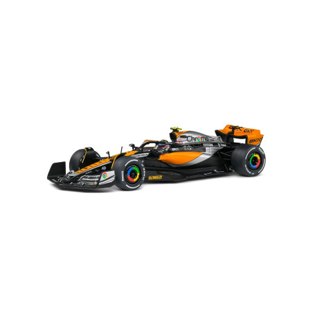 MCLAREN MCL60 N°4 LANDO NORRIS GRAND PRIX DE GRANDE BRETAGNE GP 2023 1/43 SOLIDO