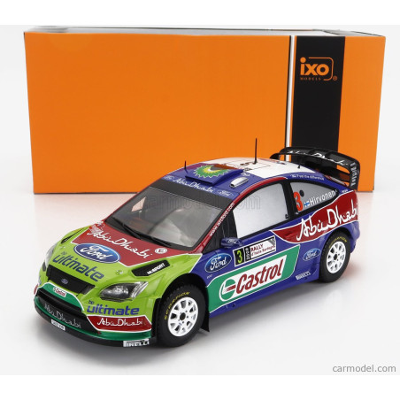 FORD FOCUS RS N°3 RALLYE DE SARDAIGNE 2009 1/24 IXO