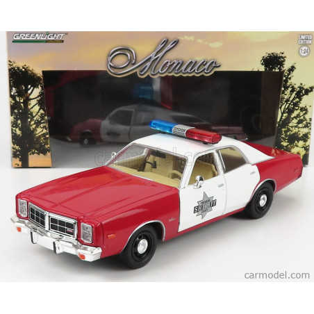 DODGE MONACO 1977 FINCHBURG COUNTRY SHERIFF 1/24 GREENLIGHT