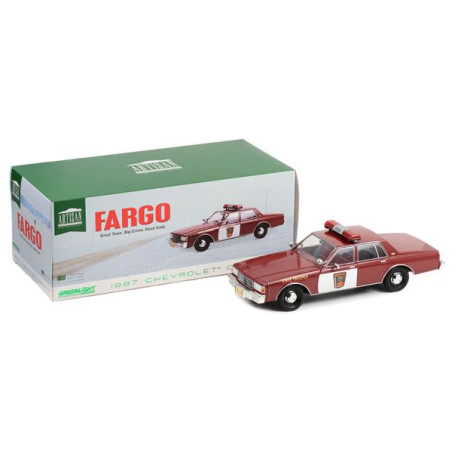 CHEVROLET CAPRICE 1987 FARGO MINNESOTA STATE TROOPER 1/18 GREENLIGHT