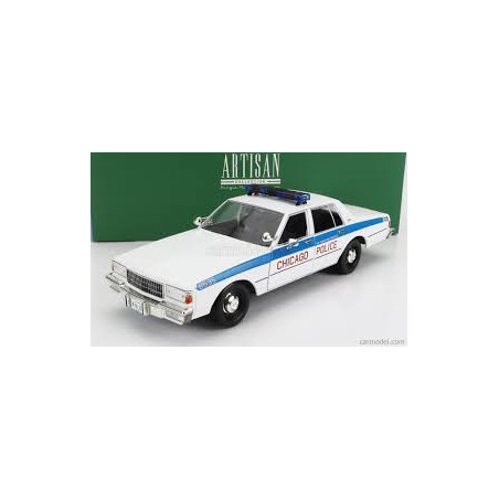 CHEVROLET CAPRICE 1989 CITY OF CHICAGO POLICE DEPARTEMENT 1/18 GREENLIGHT