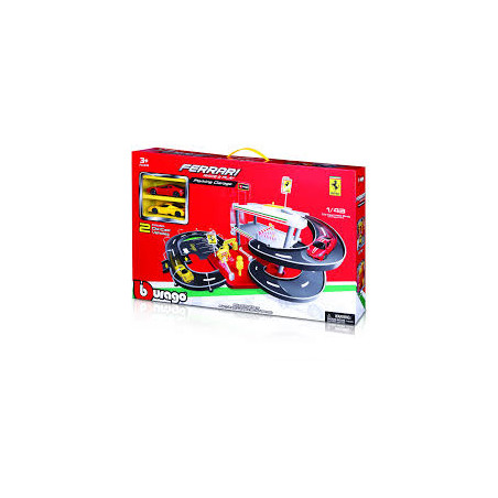 GARAGE FERRARI AVEC VOITURES 1/43 BURAGO