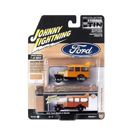 FORD MODEL A WOODY 1931 1/64 JOHNNY LIGHTNING