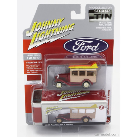 FORD MODEL A WOODY 1931 1/64 JOHNNY LIGHTNING