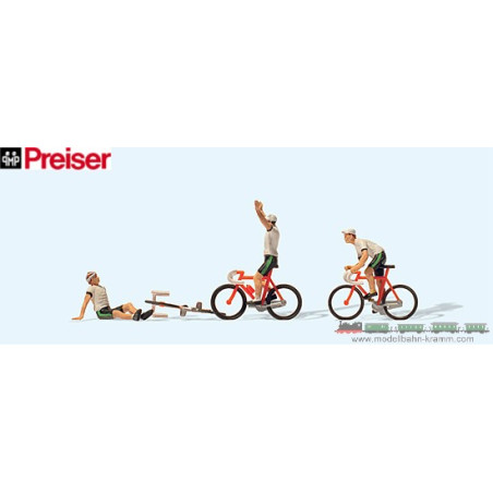 1/87 PREISER COUREURS CYCLISTES