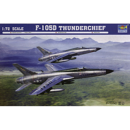 F-105D THUNDERCHIEF 1/72 TRUMPETER