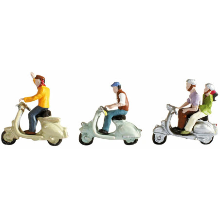 1/160 NOCH PERSONNAGES LES SCOOTERISTES