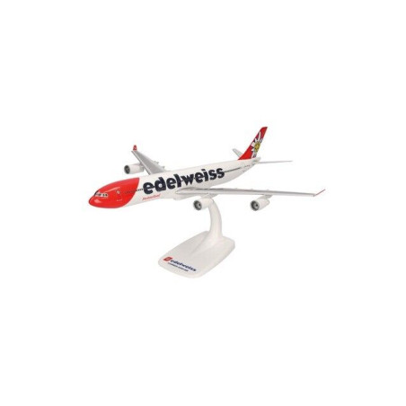 AIRBUS A340-300 EDELWEISS AIR SNAP FIT  1/200 HERPA