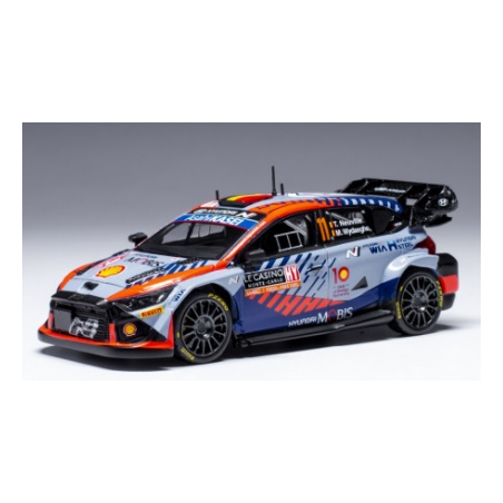 HYUNDAI I20 N RALLY 1 N°11 WRC RALLYE MONTE CARLO 2024 1ER 1/43 IXO