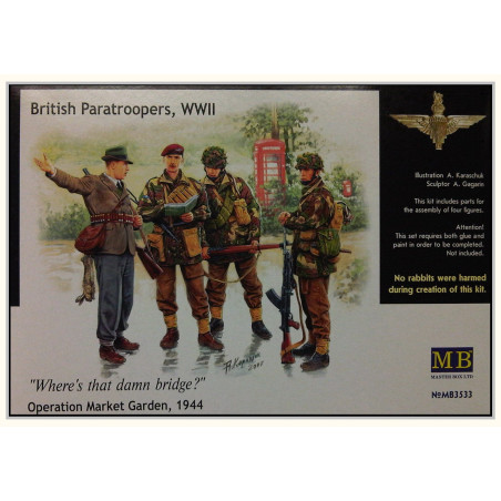 BRITISH PARATROOPERS 1944 1/35 MASTERBOX