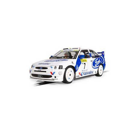 1/32 SCALEXTRIC FORD ESCORT COSWORTH WRC N°7 RALLYE MONTE CARLO 1998