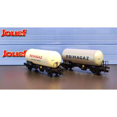 1/87 JOUEF COFFRET DE 2 WAGONS CITERNES PRIMAGAZ SNCF