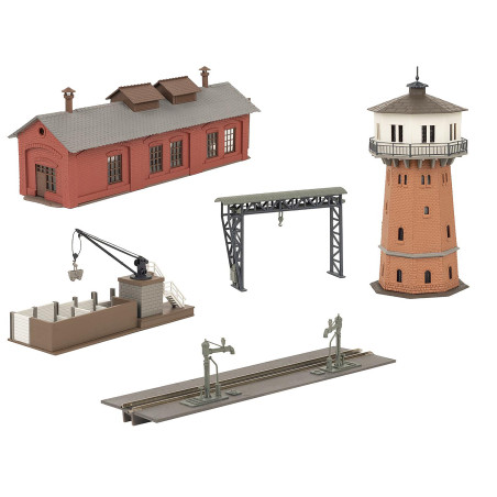 1/160 FALLER COFFRET DEPOT FERROVIAIRE