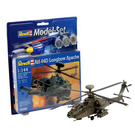 MODEL SET AH-64D LONGBOW APACHE 1/144 REVELL